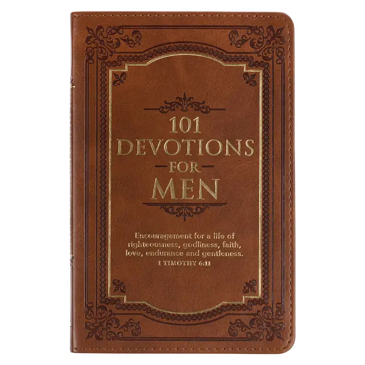 101 Devotions for Men- Faux Leather