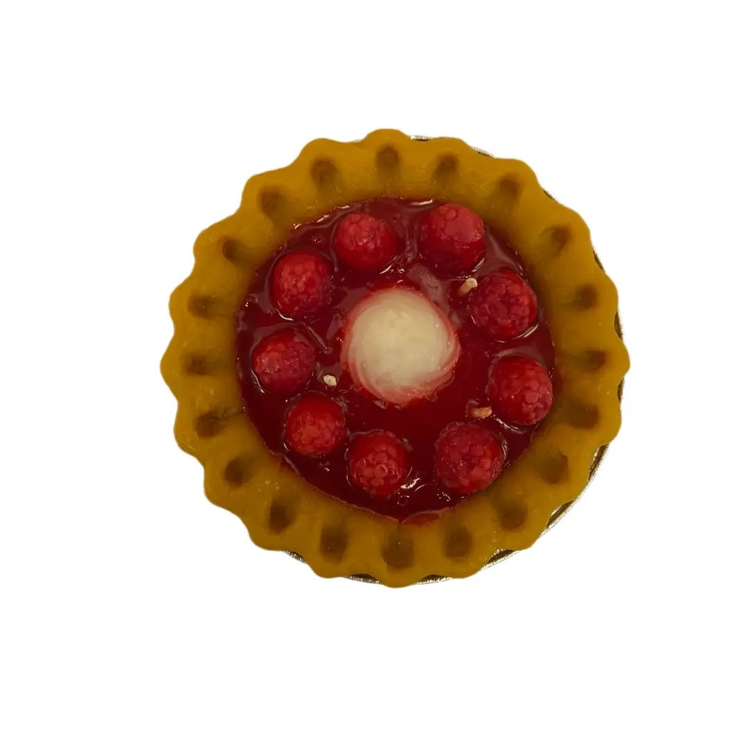 Raspberry Pie Dessert Candle