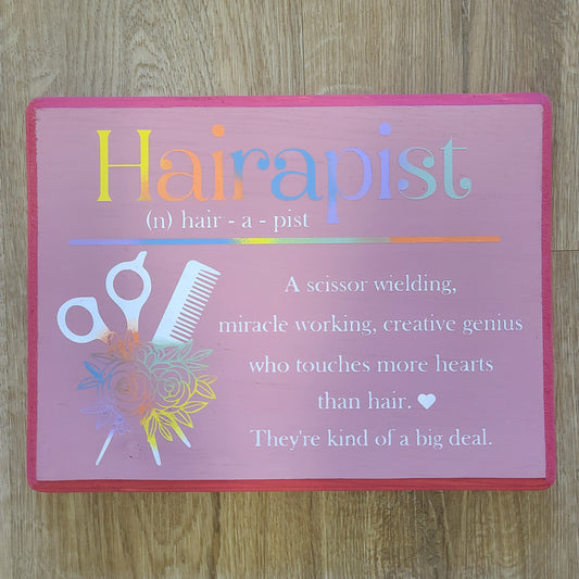 Hairapist wall decor