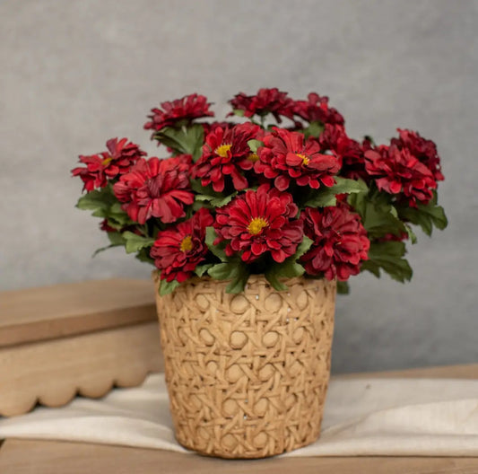 Red Zinnia Pick